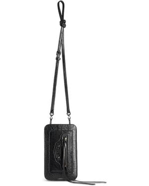 Balenciaga Le City Vertical Phone Holder - White