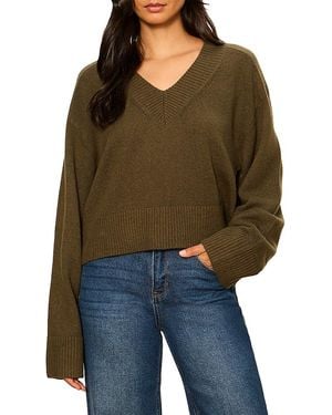 Sanctuary Vanna V Neck Sweater - Brown