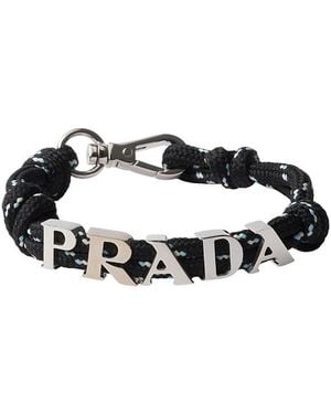 Prada Cord Bracelet - Black