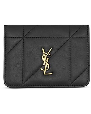 Saint Laurent Jamie Bi-Fold Card Case - Black