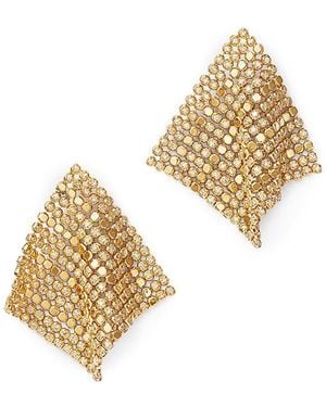 Bloomingdale's Fine Collection Diamond Mesh Earrings - White
