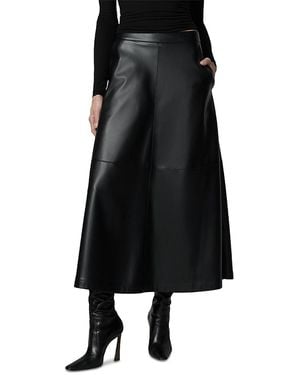 Joe's Jeans X Dani Michelle The Tavi Faux Leather Maxi Skirt - Black