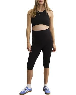 Hatch Collection The Maternity Bodyflex Capri Legging - Black
