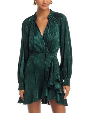 Aqua Silk Dresses for Women | Lyst