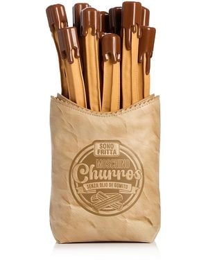 Moschino Churros Clutch - Brown