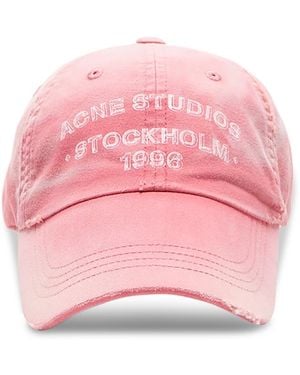 Acne Studios Logo Cap - Pink