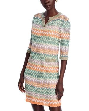 Misook Knit Shift Dress - Multicolor
