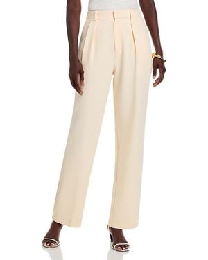 RUE SOPHIE Kemi Pleat Front Pants - Natural