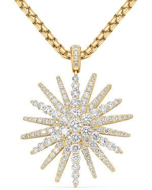 David Yurman Starburst Pendant - Metallic