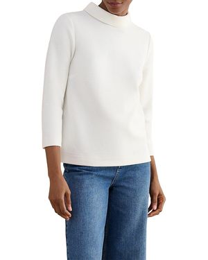 Hobbs Tali Textured Top - White