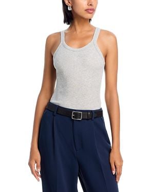 RE/DONE Ribbed Tank Top - Blue