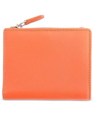 ROYCE New York Rfid Blocking Leather Wallet - Orange