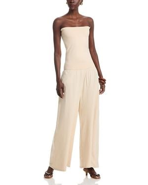 By Malene Birger Marciel Bandeau Jumpsuit - Natural