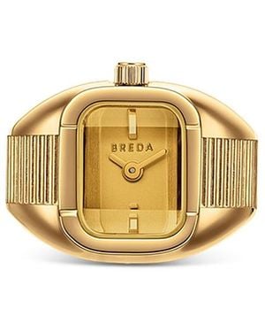 Breda Nocturne Expandable Ring Watch, 16Mm - Metallic