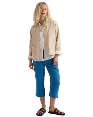Seasalt Cornwall Reading Rocks Relaxed Denim Jacket - Blue