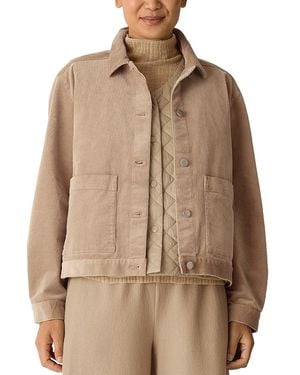 Eileen Fisher Corduroy Jacket - Brown