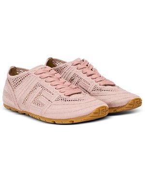 Balmain Racer 45 Macrame Sneakers - Pink
