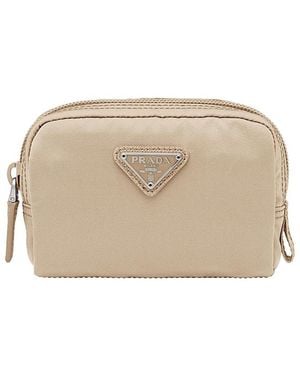 Prada Micro Re-Nylon Pouch - Natural