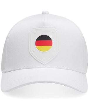 BOSS Twill National Flag Hat - White
