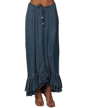 JLUXLABEL Sun And Sand Maxi Skirt - Blue