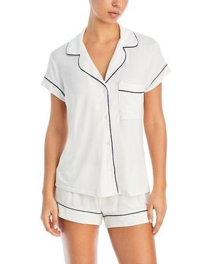 Eberjey Gisele Shortie Short Set - White