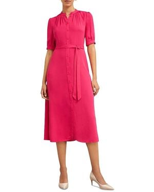 Hobbs Renee Shirtdress - Pink