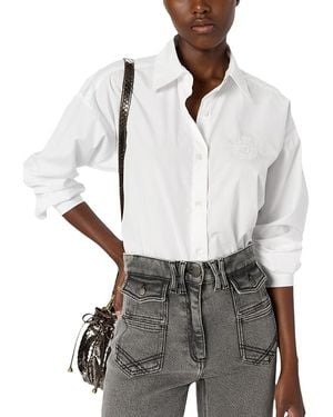 Gerard Darel Alix Embroidered Blouse - White