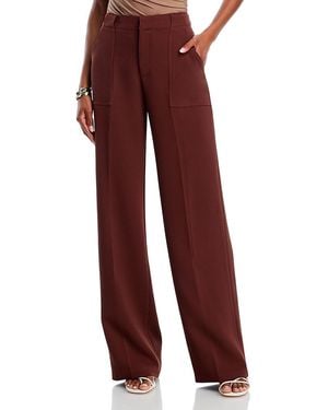 Aqua Wide Leg Pants - Red