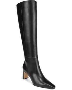 Sam Edelman Sylvia Wide Calf ( Leather Wide Calf) Shoes - Black