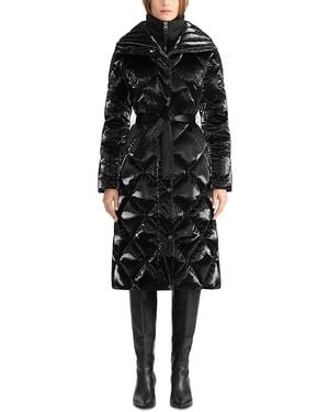 Mackage Izumi-Glonr 2-In-1 Quilted Down Coat With Removable Bib - Black