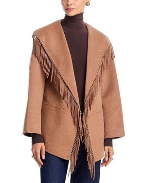 Jonathan Simkhai Rowen Fringe Jacket - Brown