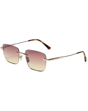 Tom Ford Square Sunglasses, 54Mm - Pink