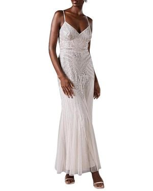 Coast Deco Embellished Cami Maxi Dress - Natural