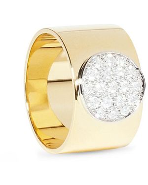 Dinh Van Platinum & 18K Anthea Diamond Pave Cluster Ring - Metallic