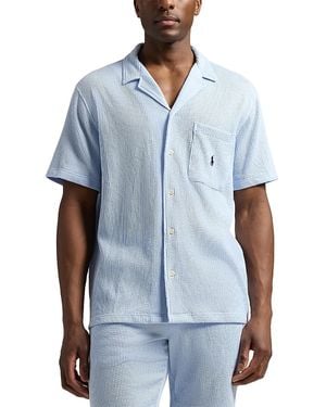 Polo Ralph Lauren Short Sleeve Pajama Shirt - Blue