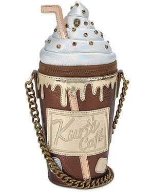 Kurt Geiger Chelsea Ruffle Coffee Cup Tote - Natural