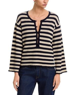 FRAME The Gathered Sweater - Black