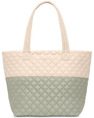 MZ Wallace Medium Metro Tote Deluxe Ii - Gray