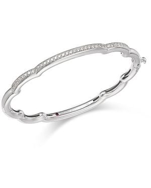 Roberto Coin 18K Cialoma Diamond Cloud Bangle Bracelet - White