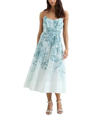 Phase Eight Velicia Floral Dress - Blue