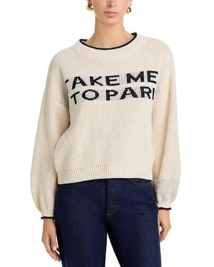 Vintage Havana Take Me To Paris Sweater - Natural