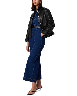 Whistles Button Down Jumpsuit - Blue