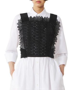 Lanvin Guipure Bib - Black