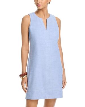 Tommy Bahama Palm A Dora Split Neck Dress - Blue