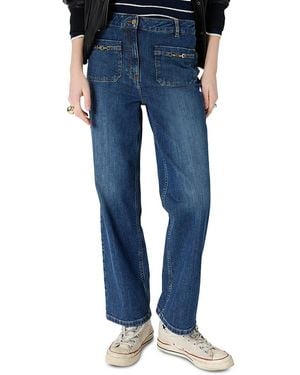Gerard Darel Arlina Mid Rise Jeans - Blue