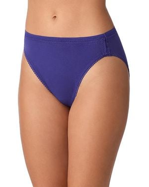 On Gossamer Cabana Cotton Hi Cut Brief - Blue