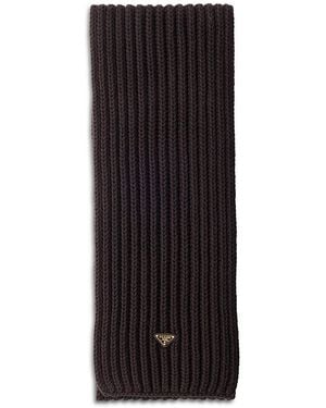 Prada Wool Scarf - Black