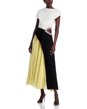 Jonathan Simkhai Andromeda Embellished Cutout Dress - Multicolor