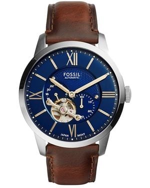Fossil Townsman Watch, 44Mm - Blue
