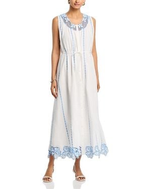 Rails Lorina Embroidered Dress - White